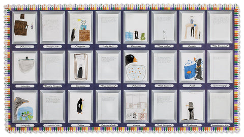Fadeless Bulletin Board Art Paper, Framed at Last, 48" x 12', 1 Roll
