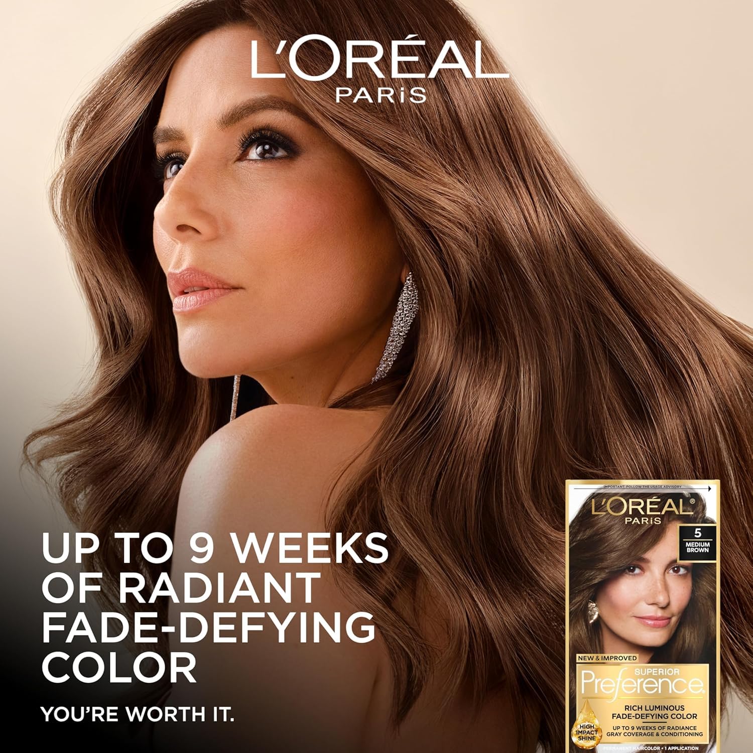 L’Oreal ParisSuperior Preference - 5G Medium Golden Brown (Warmer) 1 Each