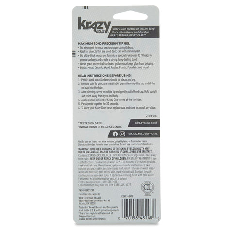 Krazy Glue, Max Bond Gel, Precision Tip, 20 g