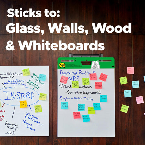 Post-it Easel Pad Made with Recycled Paper, 25 in x 30 in, White, 30 Sheets/Pad, 2 Pads/Pack, Great for Virtual Teachers and Students (559RP)