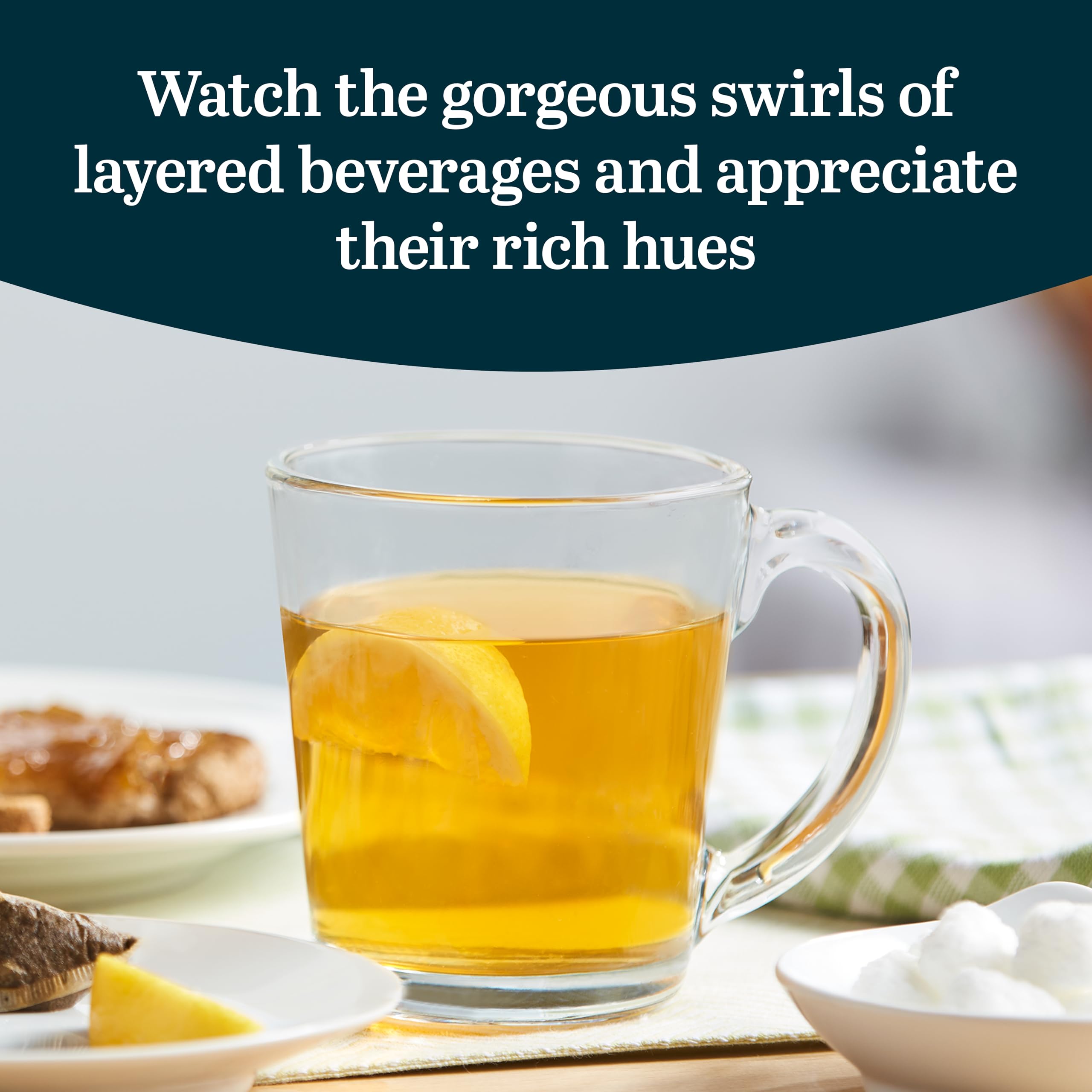 Libbey All-Purpose Glass Mug Set, 13.5-ounce, Set of 12