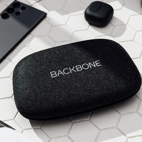 BACKBONE One Controller Case – Lightweight & Durable Backbone Case with Travel-Ready Storage for Your Mobile Gaming Controller, Molded Felt Giftable Organizer for Gamers – Black