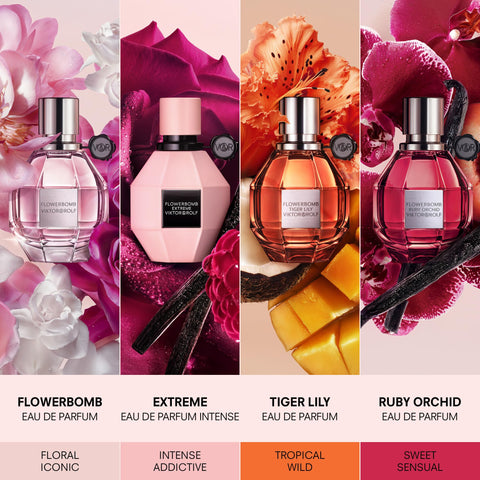 Viktor&Rolf - Flowerbomb Eau de Parfum - Women's Perfume - Floral & Woody - With Notes of Vanilla, Jasmine, & Rose - 3.4 Fl Oz