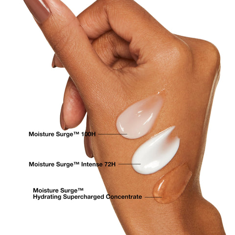 Clinique Moisture Surge 100H Auto-Replenishing Hydrator Oil Free Face Moisturizer | With Hyaluronic Acid, Aloe Bioferment and Vitamins C + E | For All Skin Types | Hydrating + Moisturizing, 1 Fl Oz
