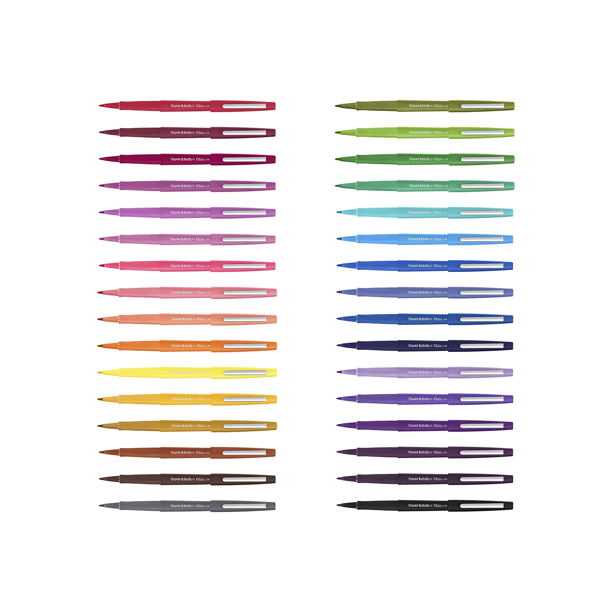 Paper Mate Flair Felt Tip Pens, Medium Point (0.7mm), Limited Edition Candy Pop Pack, 6 Count