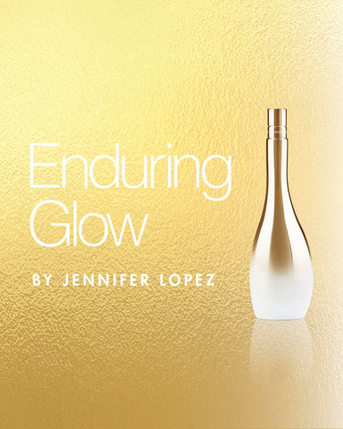 Jennifer Lopez Enduring Glow Eau De Parfum Spray, Iconic Shaped Gold Metalized Bottle, 1.0 Fl Oz (30 ml)