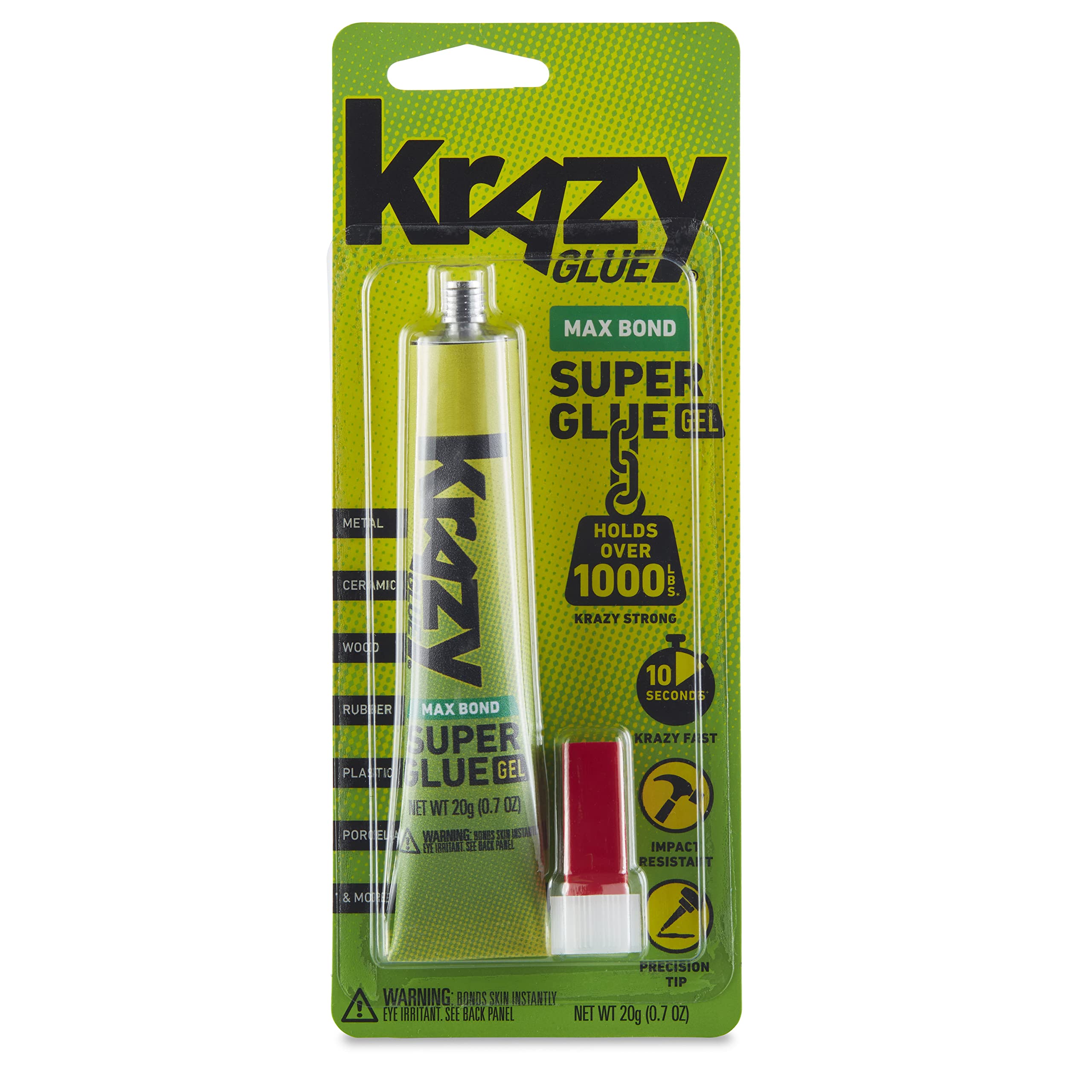 Krazy Glue, Max Bond Gel, Precision Tip, 20 g