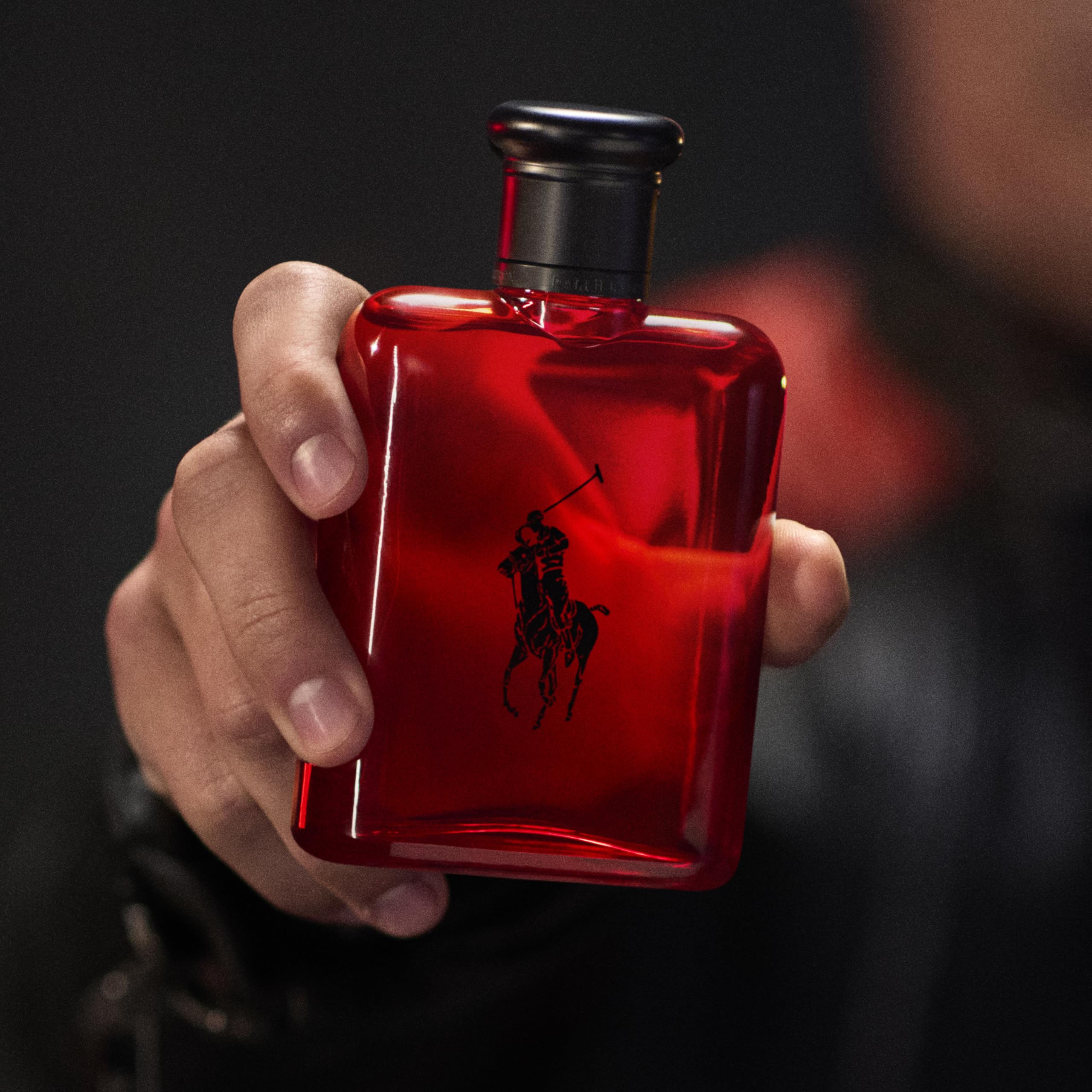 RALPH LAUREN FRAGRANCES Polo Red - Eau de Toilette - Men's Cologne - Woody & Spicy - With Grapefruit, Saffron, and Redwood - Medium Intensity - 4.2 Fl Oz
