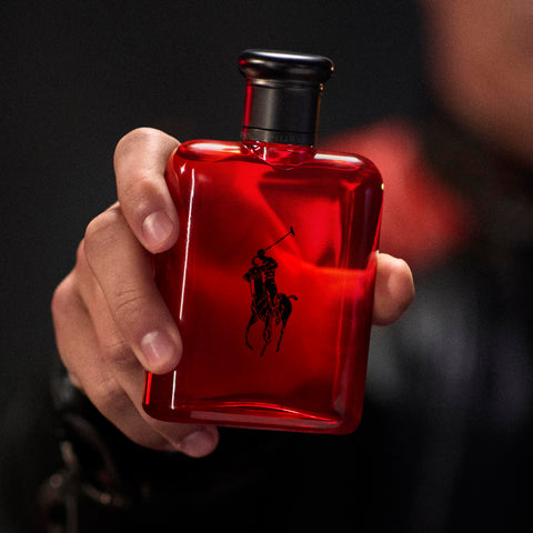 RALPH LAUREN FRAGRANCES Polo Red - Eau de Toilette - Men's Cologne - Woody & Spicy - With Grapefruit, Saffron, and Redwood - Medium Intensity - 4.2 Fl Oz
