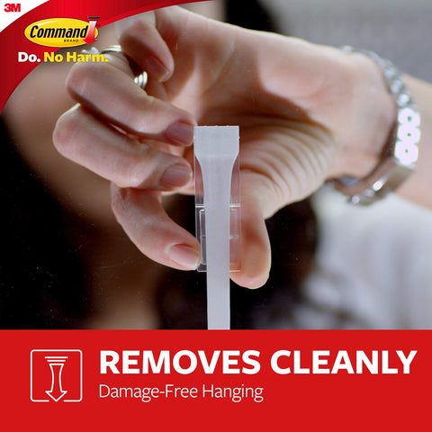Command Small Utility Hooks, White, 6-Hooks, Organize Damage-Free