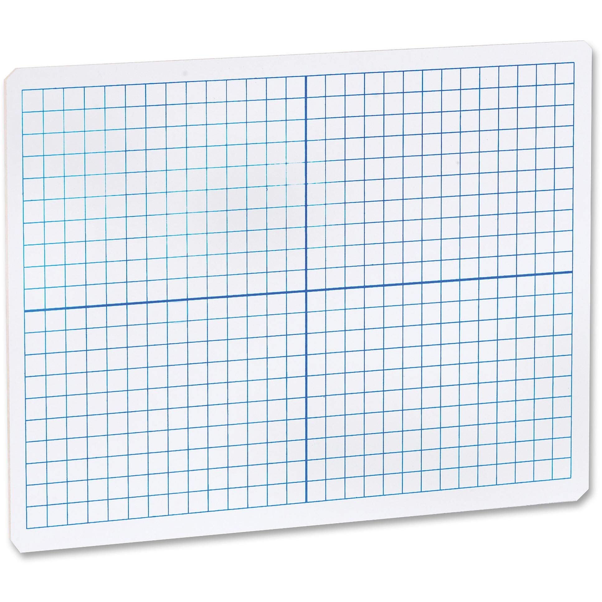 Flipside Grid Side/Plain Side Dry Erase Lap Board, Blue