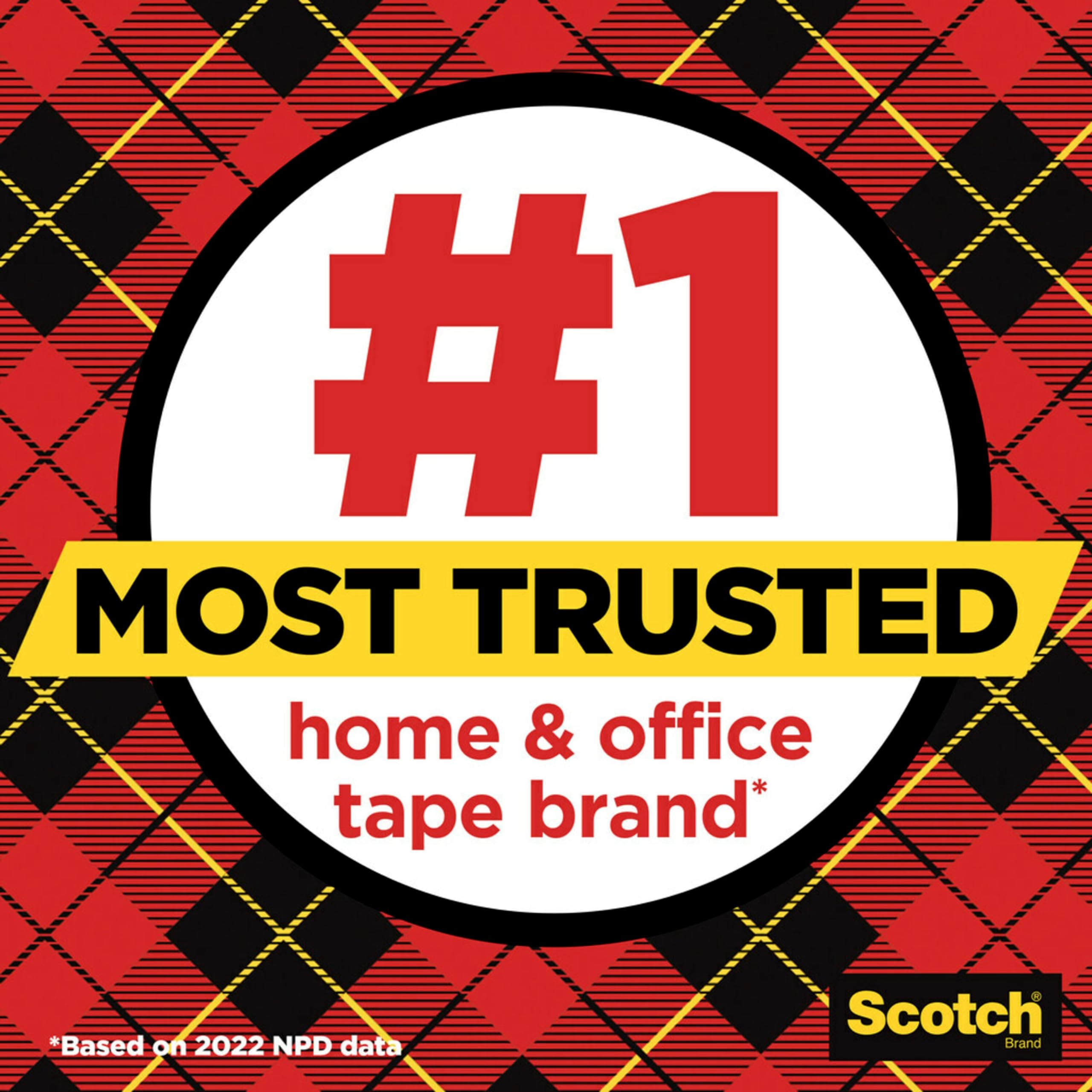 Scotch Super-Hold Tape, 10 Rolls, Transparent Finish, 50% More Adhesive, Trusted Favorite, 3/4 x 800 Inches, Boxed (700S10)