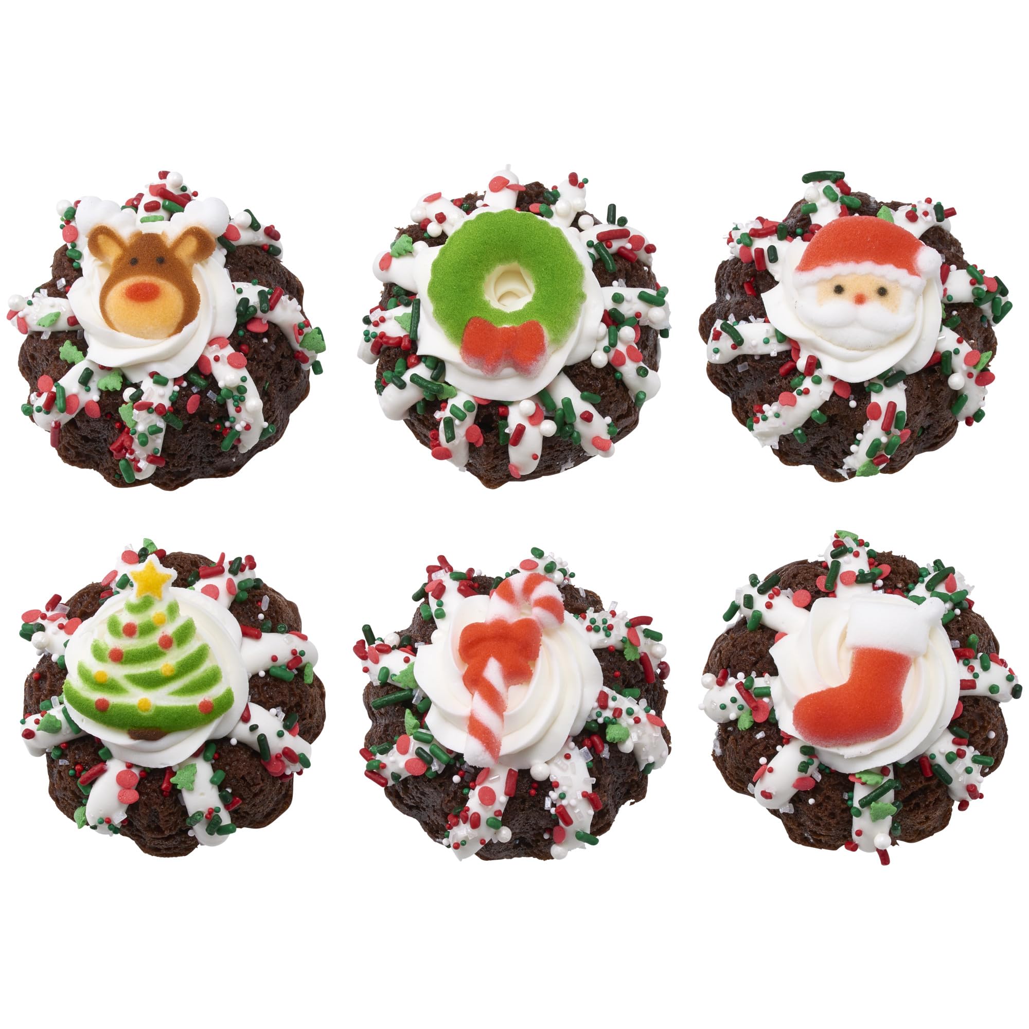 DECOPAC Christmas Fusion Mix Candy Sprinkles, 26oz, Fancy Sprinkles in Handheld Container, Festive Edible Sprinkles For Holiday Celebration Cakes, Cupcakes, Cookies and Donuts
