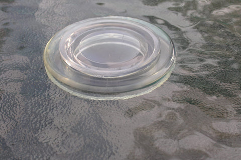 Shepherd Hardware 8530E Umbrella Hole Ring Set - 2-Inch, 6-Pack
