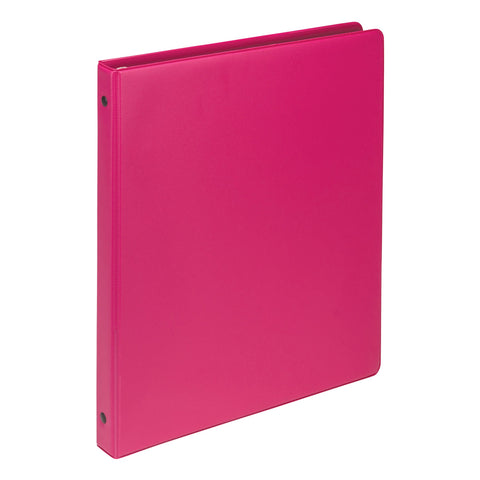 Samsill 0.5 Inch Document Storage Binder, 100% Recycled Chipboard, Round Ring, 3 Ring Binder, 6 Pack, Assorted Fashion Colors