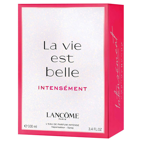 Lancôme​ La Vie Est Belle Intensément Eau de Parfum - Long Lasting Fragrance with Notes of Raspberry, Jasmine & Red Sandalwood - Warm & Floral Women's Perfume - 3.4 Fl Oz