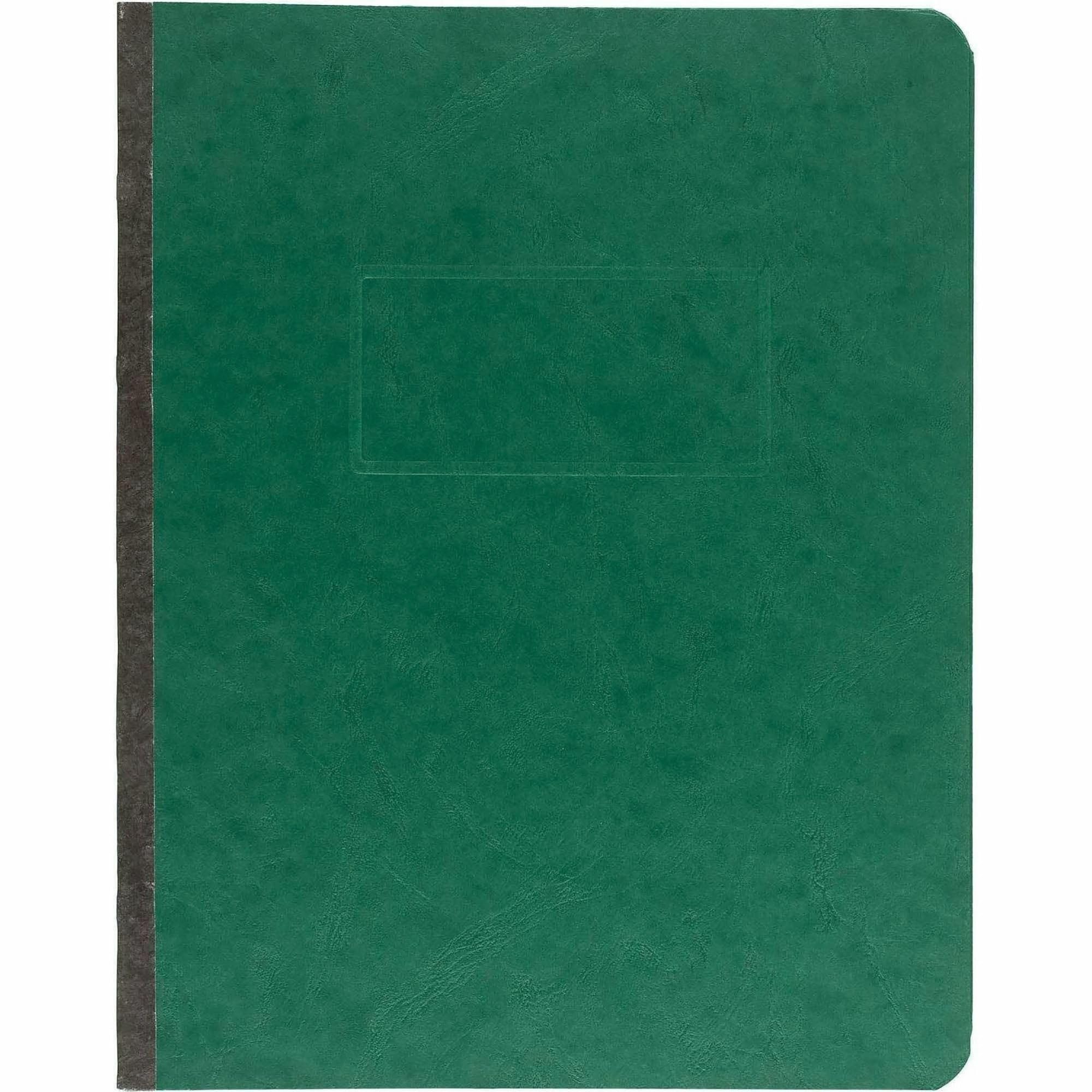 ACCO PRESSTEX Report Cover, Side Bound, Tyvek Reinforced Hinge, 8.5 Inch Centers, 3 Inch Capacity, Letter Size, Dark Green (A7025076A)