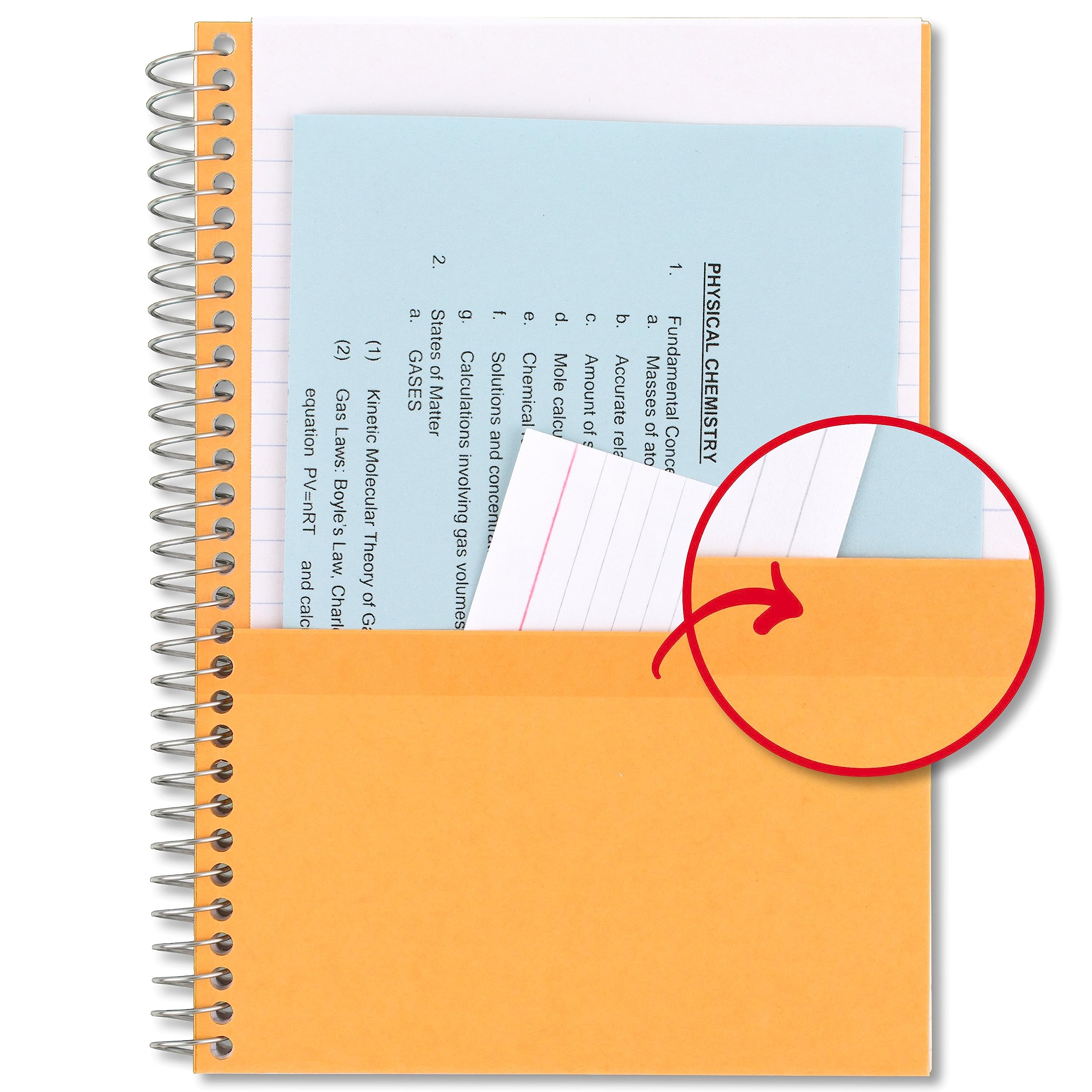 Five Star Small Spiral Notebook, 2 Subject, College Ruled Paper, 9-1/2" x 6", 100 Sheets, Teal Blue (06180AA4)
