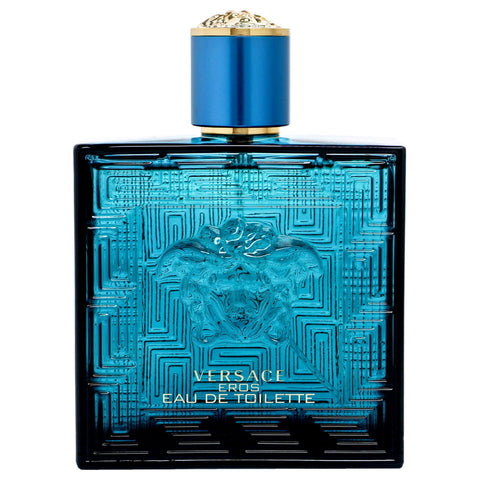 Versace Eros Eau de Toilette Spray for Men, 3.4 Fl Oz