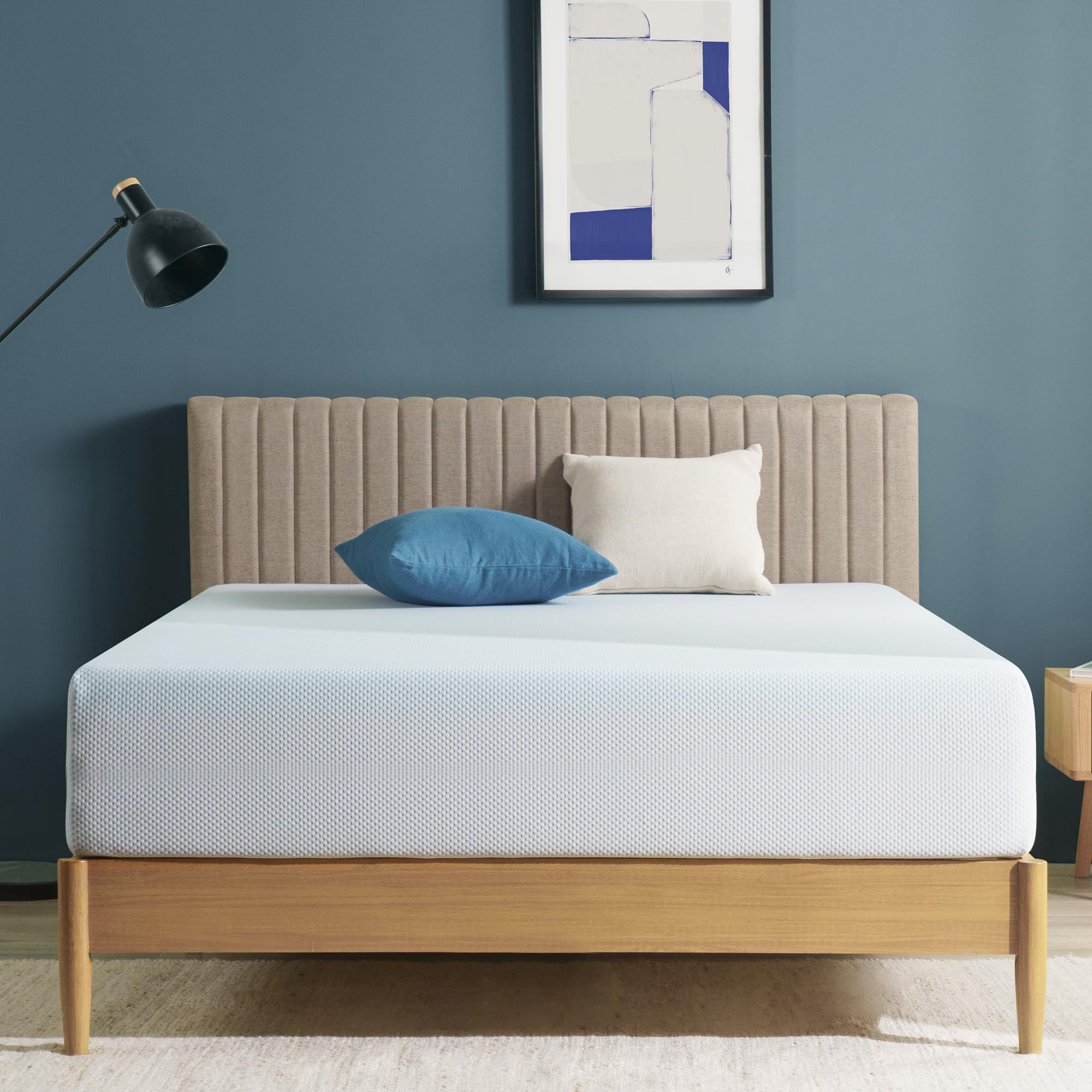 Zinus 6 Inch Green Tea Cooling Memory Foam Mattress [New Version], Short Queen, Fiberglass Free, Medium Firmness, Cooling Gel Foam, Certified Safe Foams & Fabric, Mattress in A Box