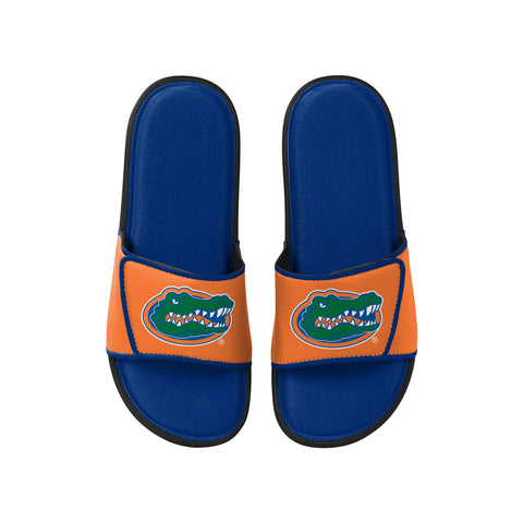 FOCO NCAA Florida Gators Mens Deluxe Foam Sport Shower Slide Flip Flop SandalsDeluxe Foam Sport Shower Slide Flip Flop Sandals, Team Color, Medium/ Mens Size 9-10