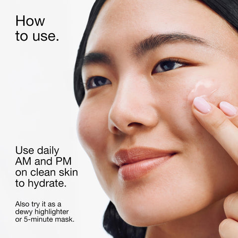 Clinique Moisture Surge 100H Auto-Replenishing Hydrator Oil Free Face Moisturizer | With Hyaluronic Acid, Aloe Bioferment and Vitamins C + E | For All Skin Types | Hydrating + Moisturizing, 1 Fl Oz