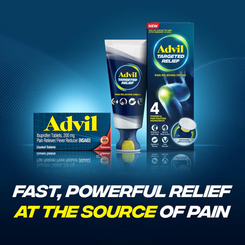 Advil Pain Reliever and Fever Reducer, Pain Relief Medicine with Ibuprofen 200mg for Headache, Backache, Menstrual Pain and Joint Pain Relief - 300 Coated Tablets