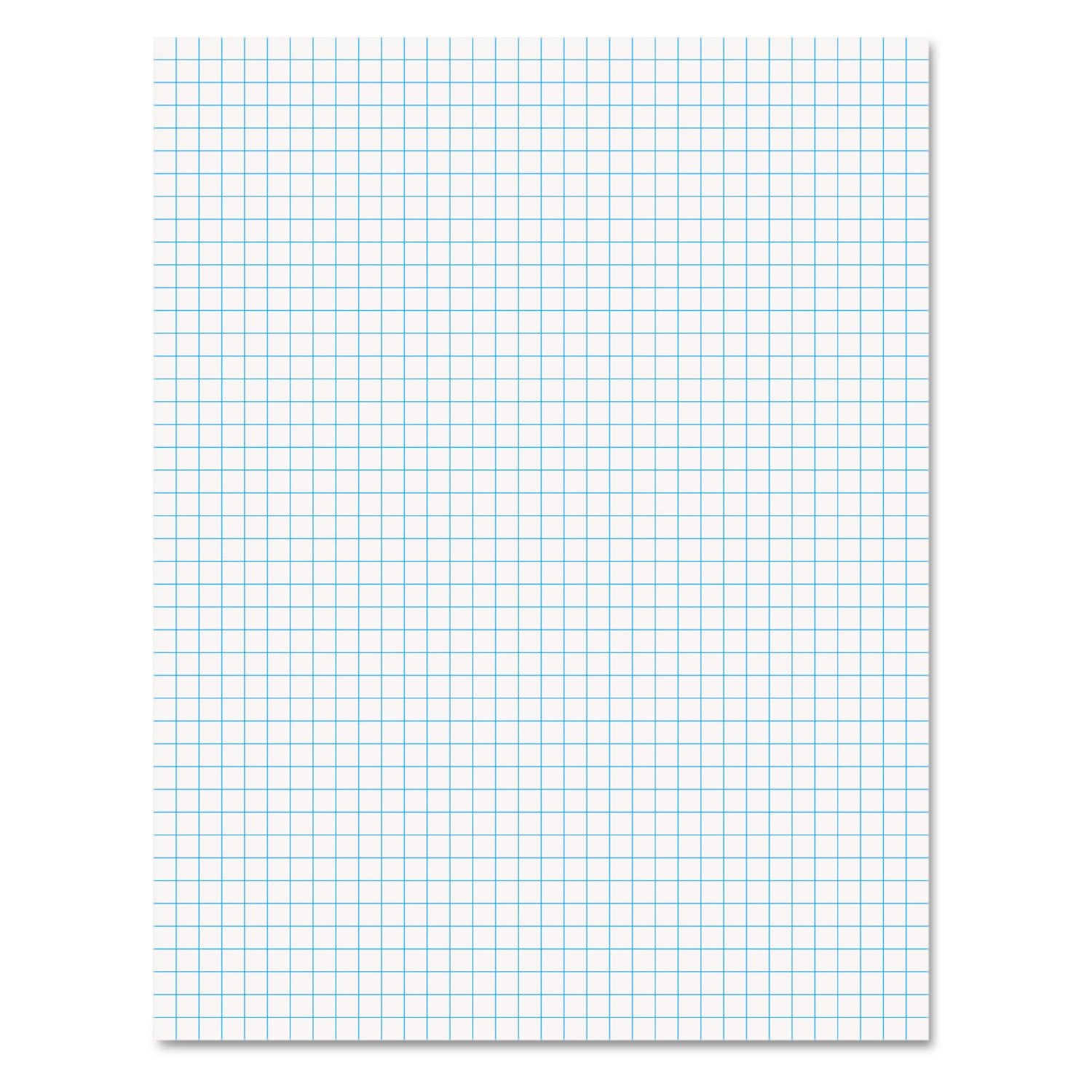 Ampad 8 1/2 x 11 Inches White Quad Pad, 4 Square Inch, 50 Sheets, 1 Each (22-030C)