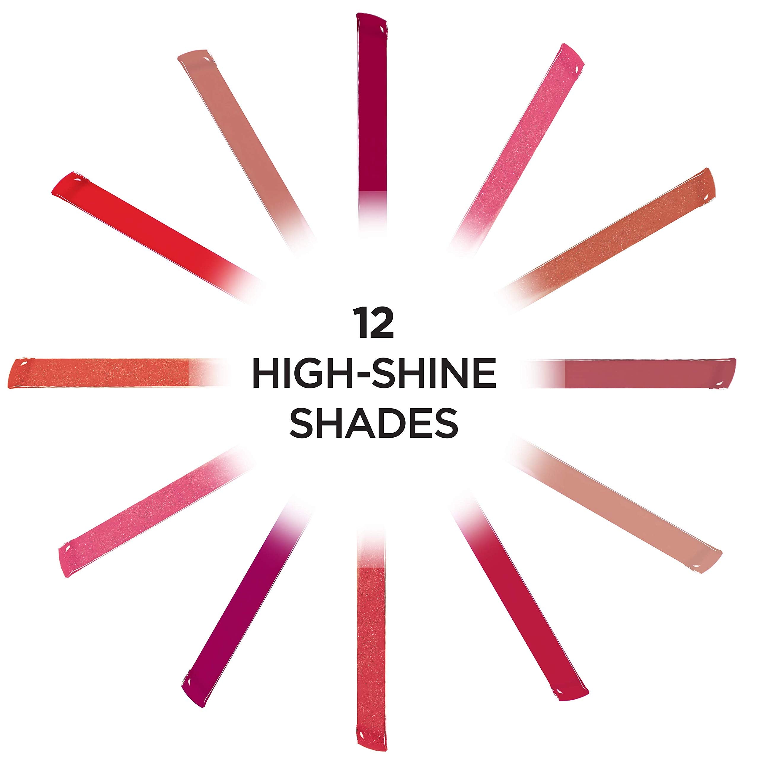 L'Oreal Paris Brilliant Signature Shiny Lip Stain Lipstick, Be Brilliant 0.21 Fl Oz.