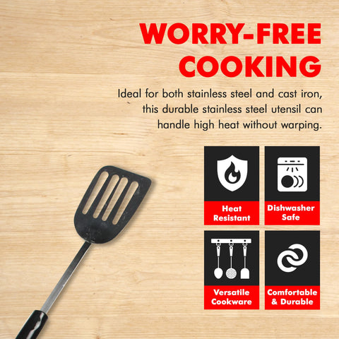Chef Craft Select Turner/Spatula, 14.5 inch, Stainless Steel