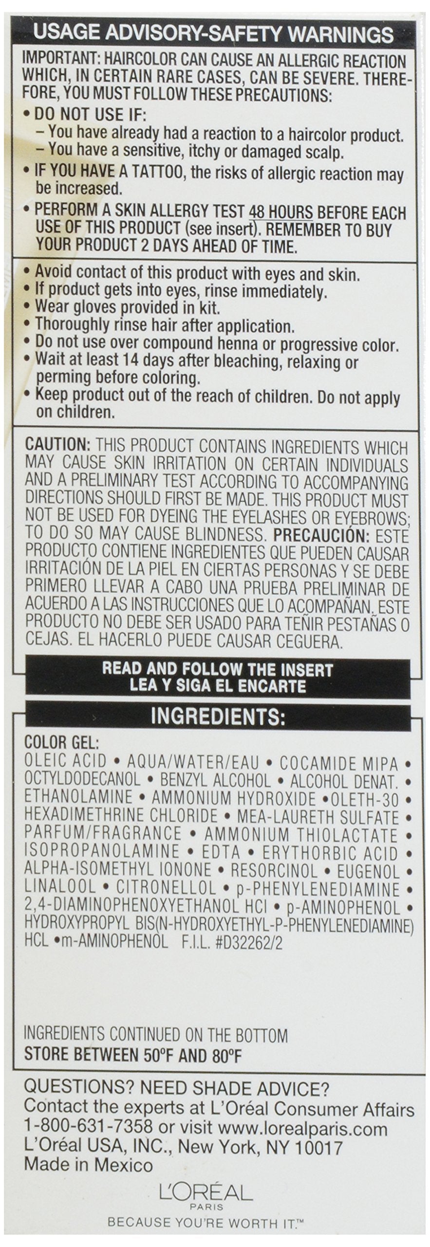 L'Oreal Preference #Lb-01 Extra-Light Ash Blonde, 1 ct