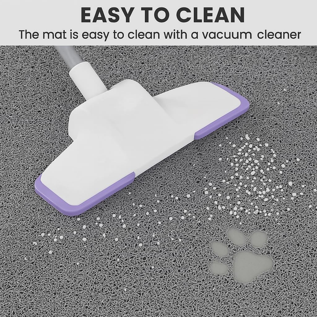 Bulk buys Cat Litter Mat. Traps Litter. Soft Non-Slip Surface. Easy to Clean. 11.5 x 15.75 in Gray Mat for Litter Box Area