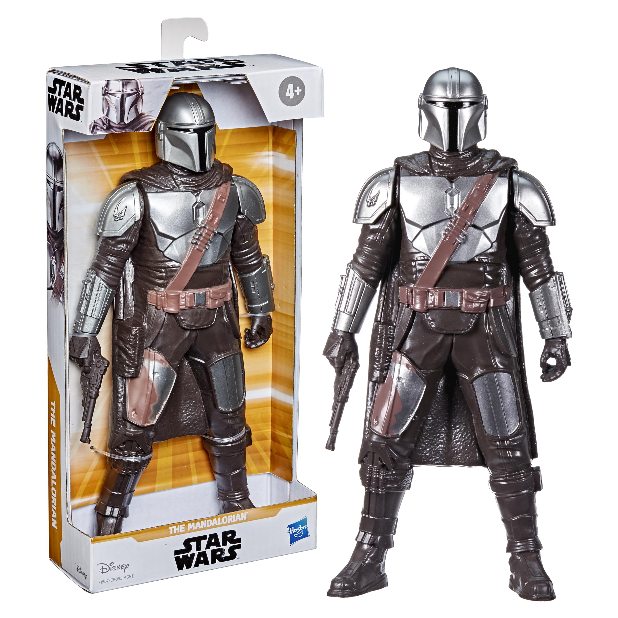 STAR WARS The Mandalorian Toy 9.5-inch Scale The Mandalorian Action Figure, Toys for Kids Ages 4 and Up