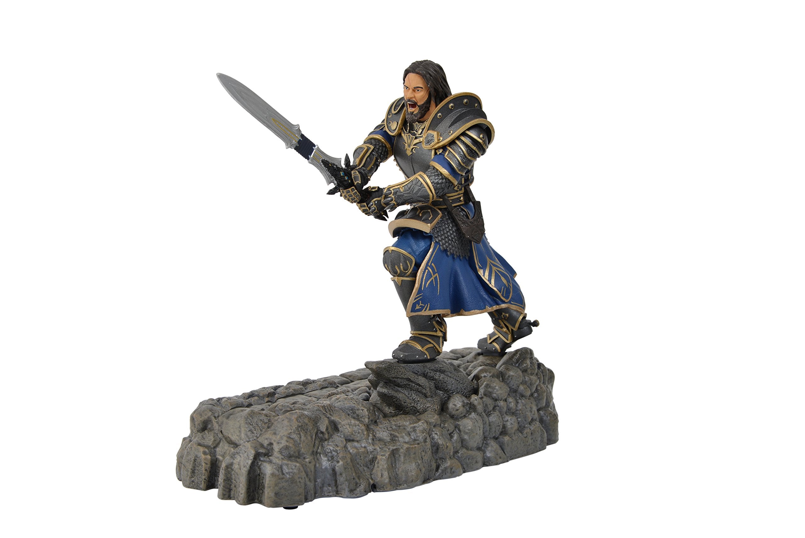 Swordfish Tech Warcraft, Lothar Statue Phone Charging Dock - Warcraft Movie Official Licensed