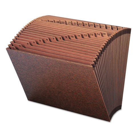 Smead TUFF Expanding File, Daily (1-31), 31 Pockets, Letter Size, Redrope-Printed Stock (70467)
