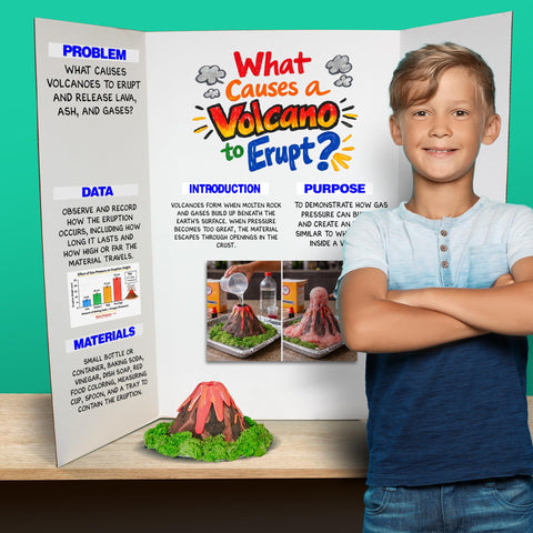 Flipside Products Blue Science Fair Titles, Display Board Titles, Projects, School, Kids, Classroom, Pack of 24