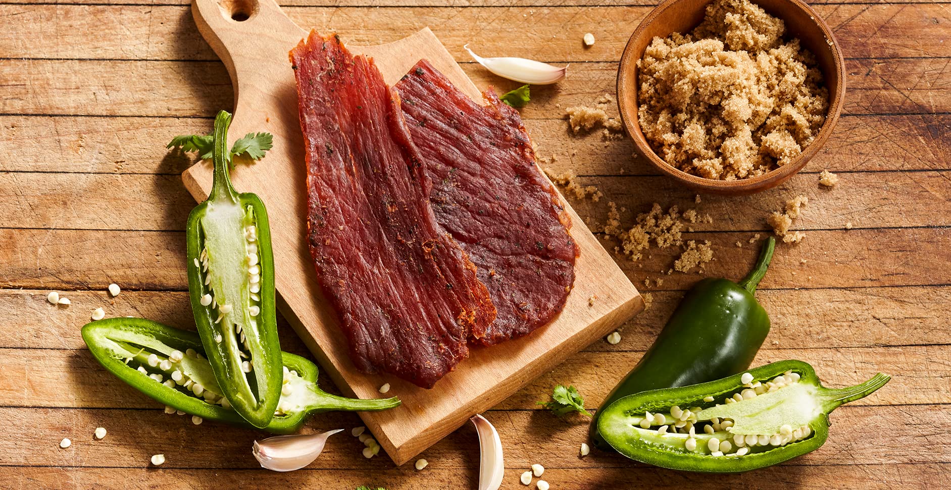 Fusion Jerky Artisan Pork Jerky, Grilled Island Teriyaki, 2.5 oz - All Natural, 9g Protein, Premium USA Sourced Meat, Gluten Free, Prime Cuts, No Nitrates, No Added MSG, No Preservatives, Made in USA