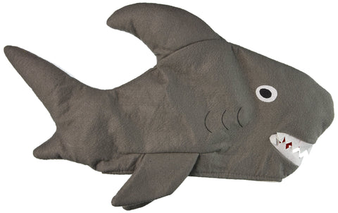 U. S. Toy One Shark Theme Plush Hat, 24", Gray (USTH310)