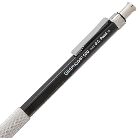 Pentel Graph Gear 500 Automatic Drafting Pencil, 0.5mm, Black Barrel, 1 Pack (PG525BP)