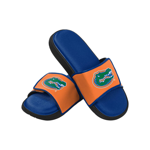 FOCO NCAA Florida Gators Mens Deluxe Foam Sport Shower Slide Flip Flop SandalsDeluxe Foam Sport Shower Slide Flip Flop Sandals, Team Color, Medium/ Mens Size 9-10