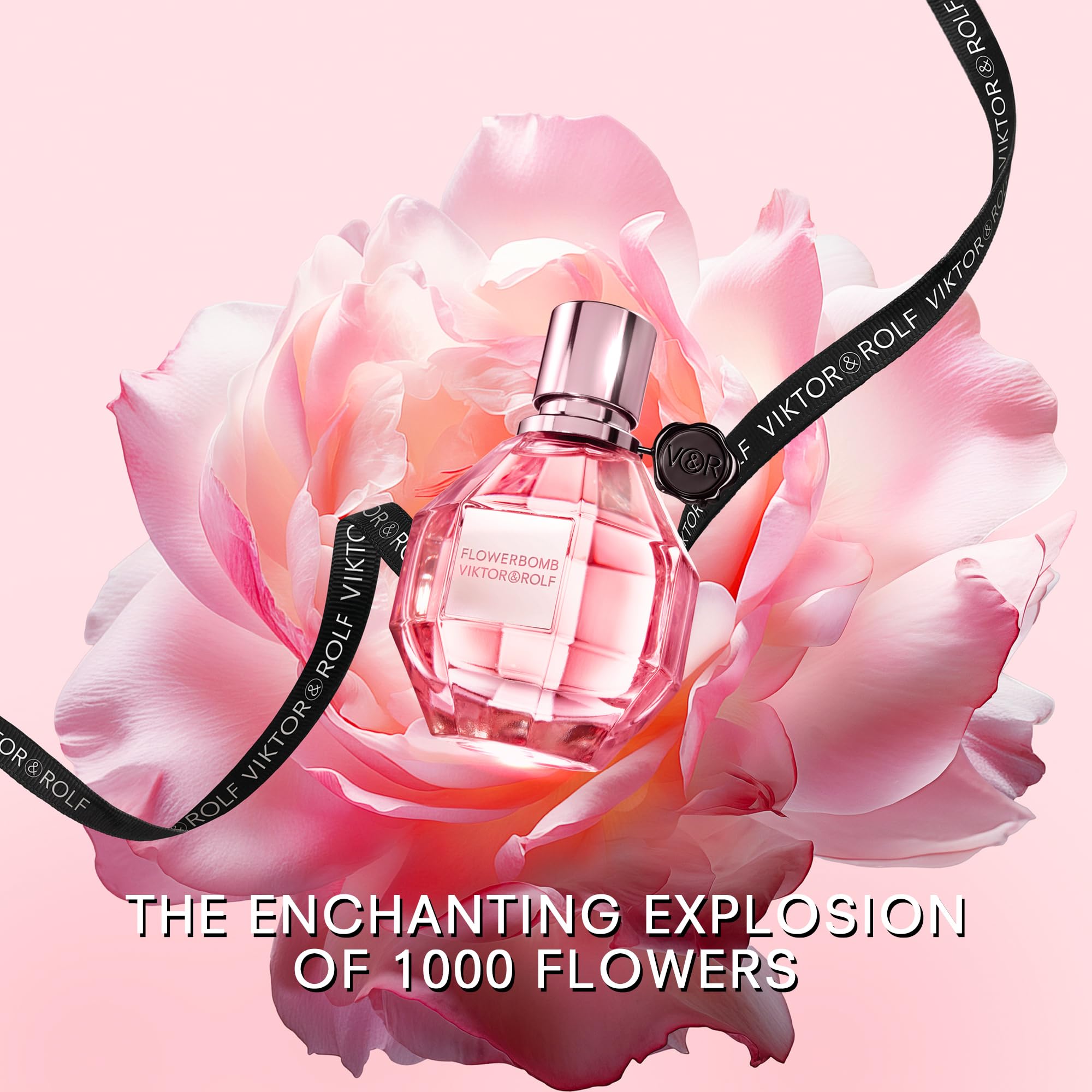 Viktor&Rolf - Flowerbomb Eau de Parfum - Women's Perfume - Floral & Woody - With Notes of Vanilla, Jasmine, & Rose - 3.4 Fl Oz
