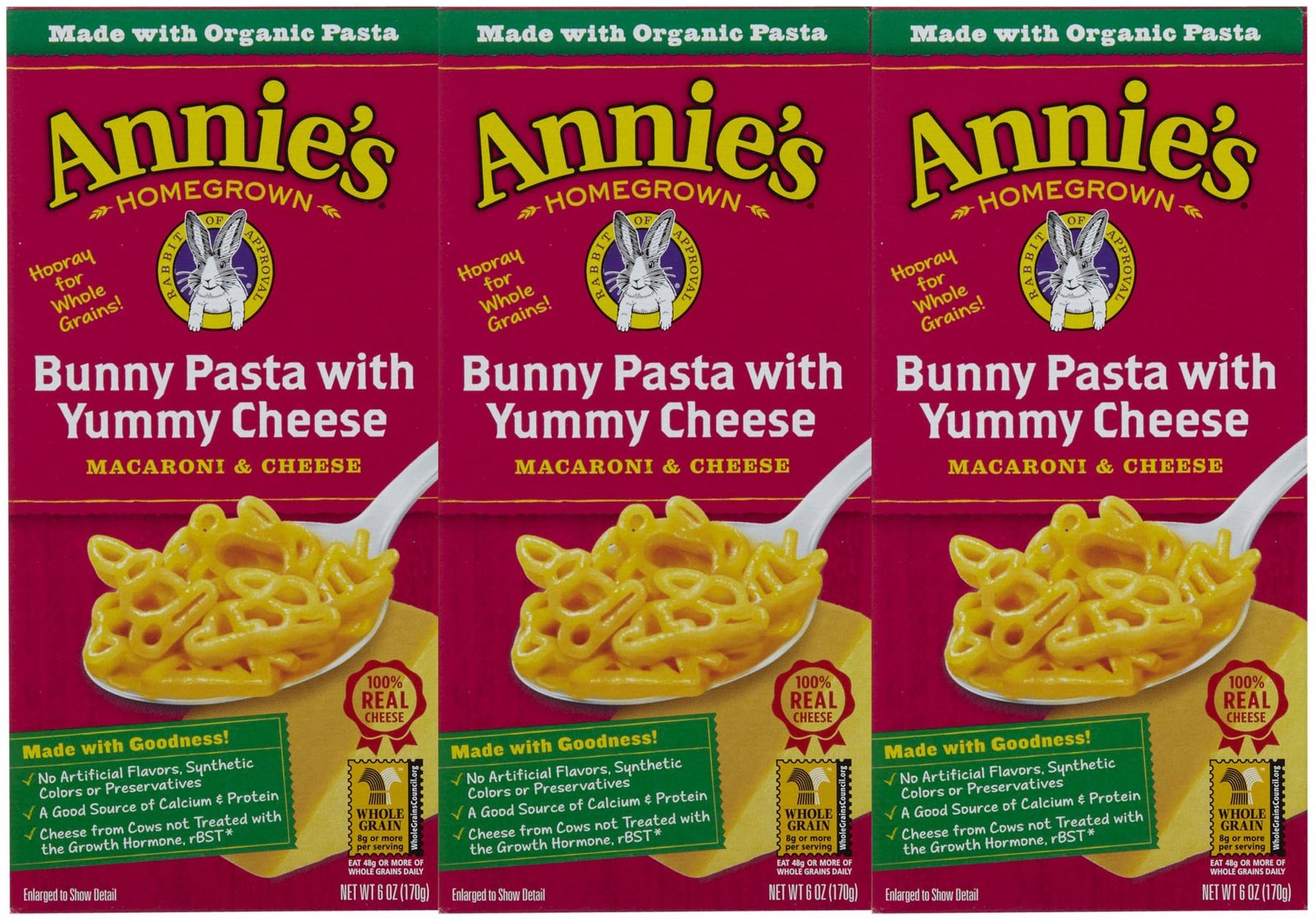 Annie's Homegrown Bunny Pasta with Yummy Cheese - 6 oz