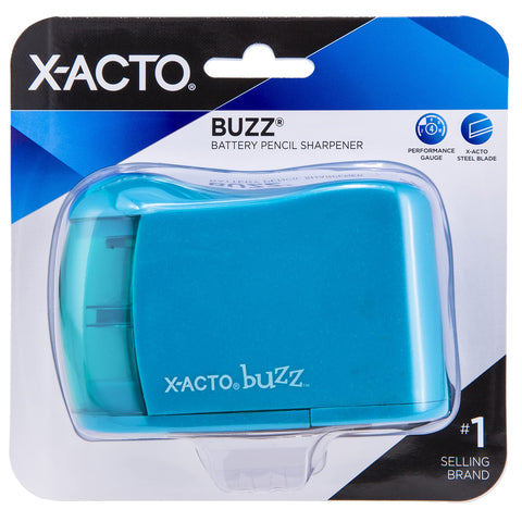 X-ACTO Buzz Battery Pencil Sharpener, Assorted Colors, 1 Count - Back to School, Teacher, Classroom Supplies
