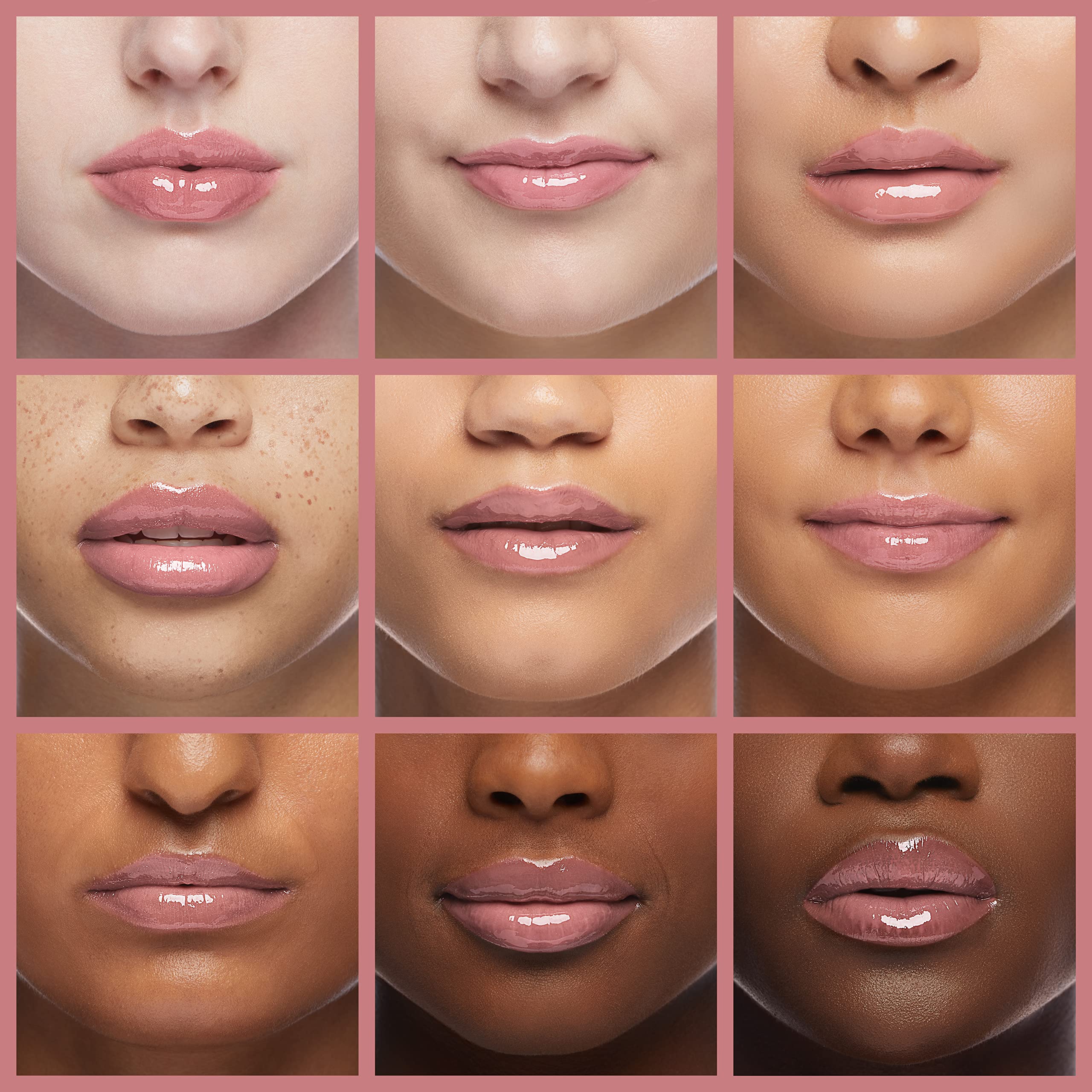 L'Oreal Paris Infallible Pro Gloss Plump Lip Gloss with Hyaluronic Acid, Long Lasting Plumping Shine, Lips Look Instantly Fuller and More Plump, Flush, 0.21 fl. oz.