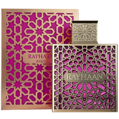 Rayhaan Kiss – Sweet, Fruity, Gourmand, Floral – Eau de Parfum Spray Long-Lasting Fragrance for Women, 3.4 Ounce / 100 ml