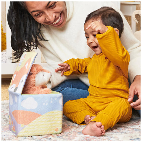 Baby GUND Fox in a Box, Animated Plush Activity Toy for Babies and Infants, Ages 0 and Up, Multicolor