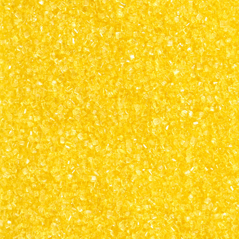 DecoPac Sanding Sugar, Yellow Edible Sugar Sprinkles, Edible Sanding Sugar in Handheld Container, Sugar Sprinkle Mix For Celebration Cakes, Cupcakes, Cookies, 33oz - Yellow