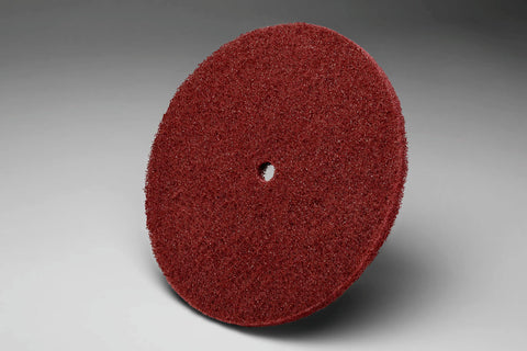 Scotch-Brite 05306 High Strength Disc, 10" x 1/2" A VFN, Maroon