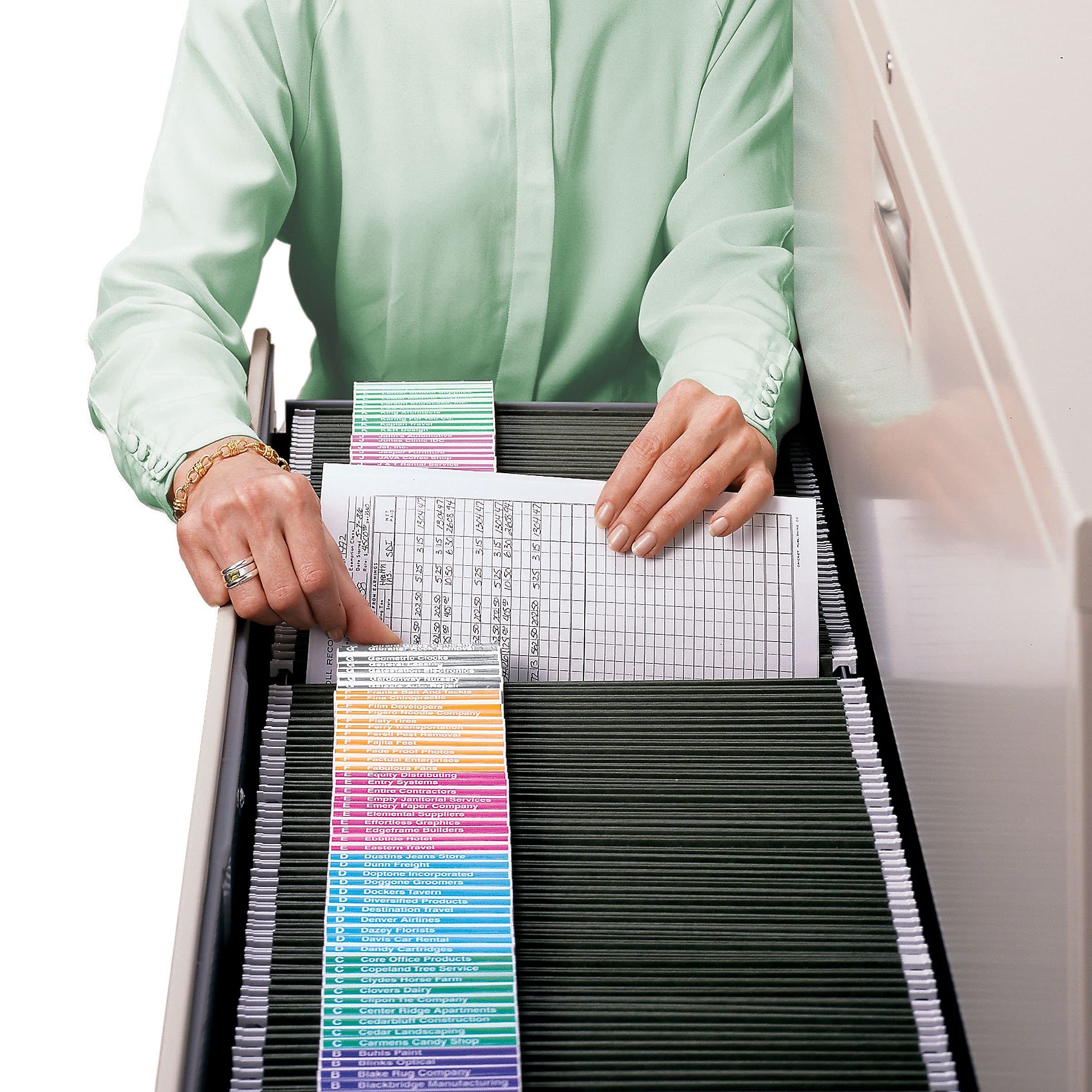 Smead Viewables® Labeling System, Refill Pack, Hanging Folder Labels, Ink-Jet and Laser Printers (64905)