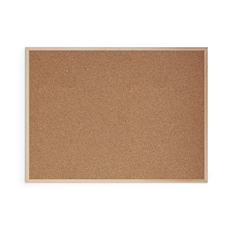 U Brands Cork Bulletin Board, 36" x 48" Inches, Light Birch Wood Frame (003U00-01)
